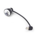 Lampara portatil LED USB flexible Negra / luz blanca / NL-02