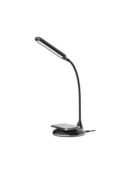 Lampara de mesa Led 5W Ledia Na0232 + Cargador rapido inalámbrico Qi  5w / Negro / Mtk / 2002322