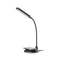 Lampara de mesa Led 5W Ledia Na0232 + Cargador rapido inalámbrico Qi  5w / Negro / Mtk / 2002322