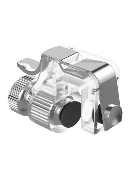 Botones para Control de Juegos Universal Nr9233 / Hebilla tipo tornillo / Alta Sensibilidad / 2 Uds / Plata