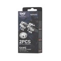 Botones para Control de Juegos Universal Nr9233 / Hebilla tipo tornillo / Alta Sensibilidad / 2 Uds / Plata