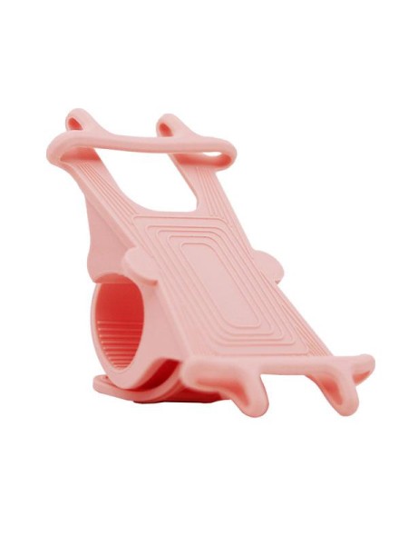 Soporte universal para Movil de silicona para bici o moto E6429 / 4.5-7 Pulg. / Rosa / One+