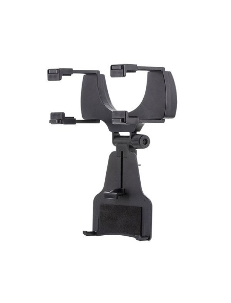 Soporte de coche para Movil Espejo retrovisor 3.5 - 6.8 Pulgadas  / E6279 / Negro / 200332