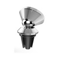 Soporte de coche para Movil magnetico rejilla Et797 / 360 Grados / Plata / Mtk