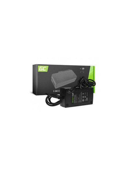 Cargador para E-Bike 42V / 2A / 3 pines / Indicador Led / Greencell / ACEBIKE03