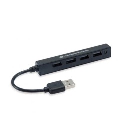Hub 4 Puertos Usb 2.0 / Conceptronic Hubbies05b / Negro