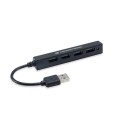 Hub 4 Puertos Usb 2.0 / Conceptronic Hubbies05b / Negro