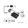 Hub 4 puertos Usb 3.0 Conceptronic / HUBBIES11B / Cable 90 cm / Alimentado / Negro