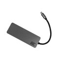 Hub adaptador Type-C a 1xUsb 3.0 / 2xUsb 2.0 / 1xType C / 1xHDMI / MicroSd / SD /