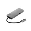 Hub adaptador Type-C a 1xUsb 3.0 / 2xUsb 2.0 / 1xType C / 1xHDMI / MicroSd / SD /