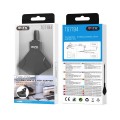 Hub adaptador Type-C a Hdmi 4K - Vga 1080P / Audio 3.5mm / TG7194 / Gris / Mtk