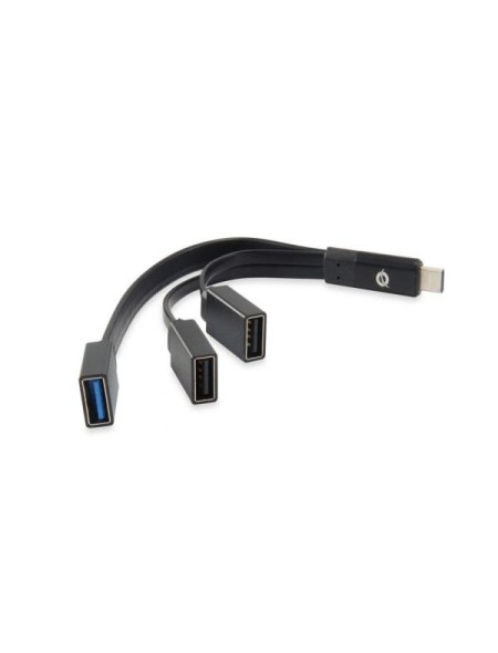 Hub Type-C a 1xUsb 3.1 / 2xUsb 2.0 / Negro / HUBBIES01B / Conceptronic