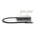 Hub Type-C a 3xUSB 3.0 / 1xHDMI / 1xType-C / 1 RJ45 GIGABIT GREENCELL / AK61