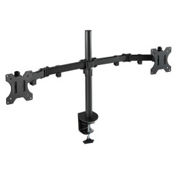 Soporte de mesa para 2 Monitores/Tv 13-32 Pulgadas / Giratorio e inclinable / 2 Brazos / Db1232tn-b