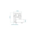 Soporte Universal de Pared Tooq para Reproductor Multimedia, Router, MiniPC / Negro / Max. 5 kg / TQMPM4776