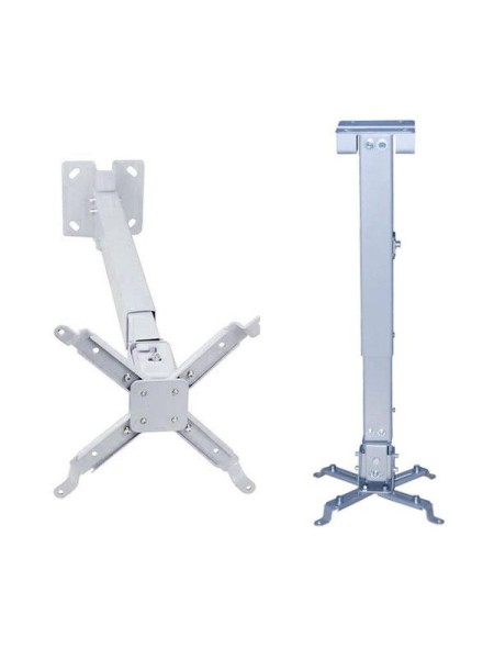 Soporte proyector techo pj2012t-s inclinable plata