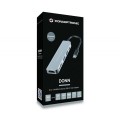 Hub Adaptador Type-C 6 en 1 Conceptronic / Hdmi - 2x Usb 3.0 - Lector SD - MicroSD - Type-C PD 60w /  DONN02G