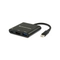 Hub Adaptador 3 en 1 Conceptronic  / Type-c a Hdmi  / Type-c Pd / Usb 3.0 / DONN01B