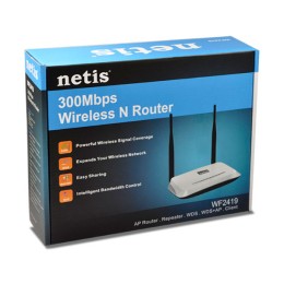 Router Wifi Netis WF2419 / 300mbps / 2 antenas 5 dbi
