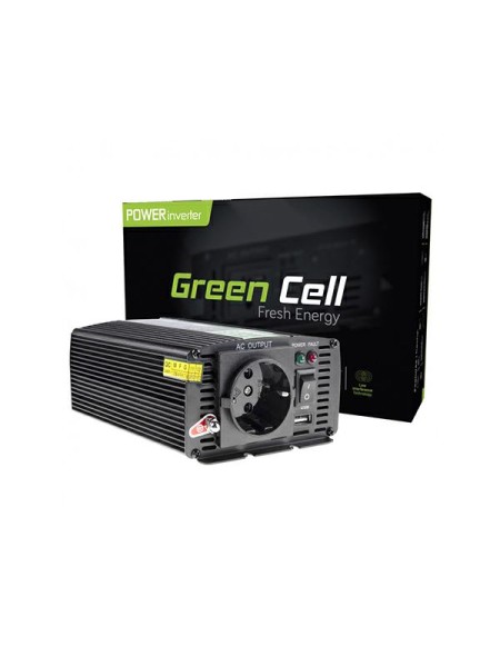 Inversor de corriente para coche 12V a 230V 300W / 600W / INV01DE