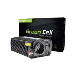 Inversor de corriente para coche 24V a 230V 300W / 600W Greencell