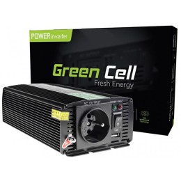 Inversor de corriente para coche 24V a 230V 500W / 1000W Greencell
