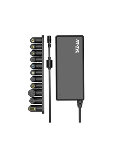 Cargador para portátil universal automático 90W / 11 conectores / 2.2m / TG7190 / MTK