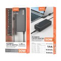 Cargador para portátil universal automático 90W / 11 conectores / 2.2m / TG7190 / MTK