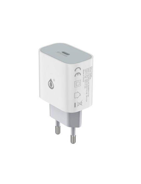 Cargador de red Type-C / 18W / Blanco / Na0245 / One+