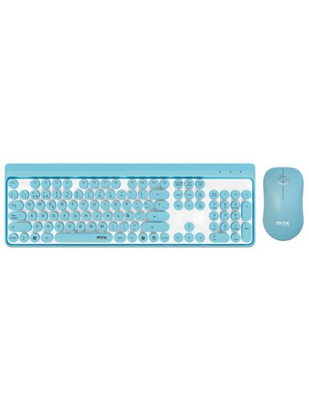 Combo Teclado + Raton Inalambrico GT646 Azul / MTK