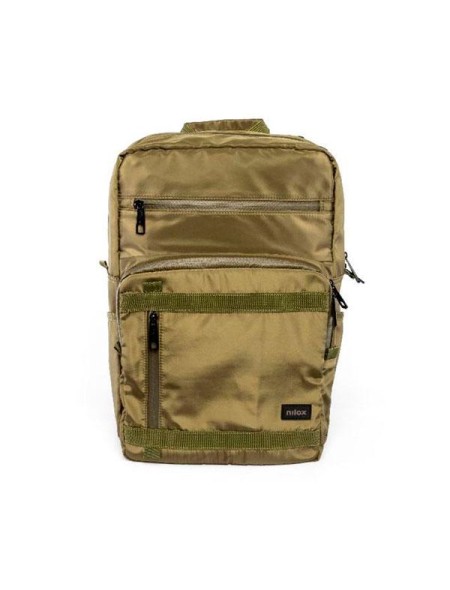 Mochila Nilox Urban hasta 15.6 pulg. / Verde / 7 Departamentos  NXBK013