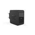 Cargador de red Type-C / 18w / Negro / Char07 / Greencell