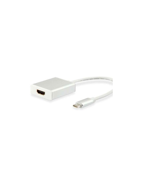 Cable adaptador Type-C a HDMI 4k Hembra / 0.15m /  EQ133452