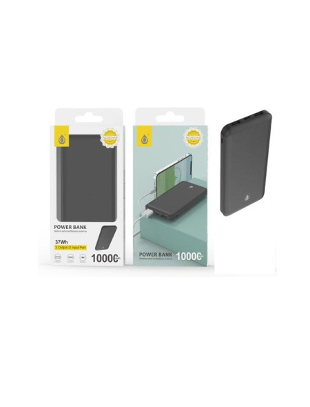 PowerBank Axel ND2042 / 10000 mah / Type-c / MicroUsb / 2x Usb / Negro / One+