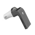 Transmisor FM NT7004 / Bluetooh 5.0 / Manos libres / Carga USB 5v 1a / Micro sd / Usb / Aux / Negro / One+