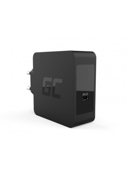 Cargador de red Type-C / 60w / Negro / Char09 / Greencell