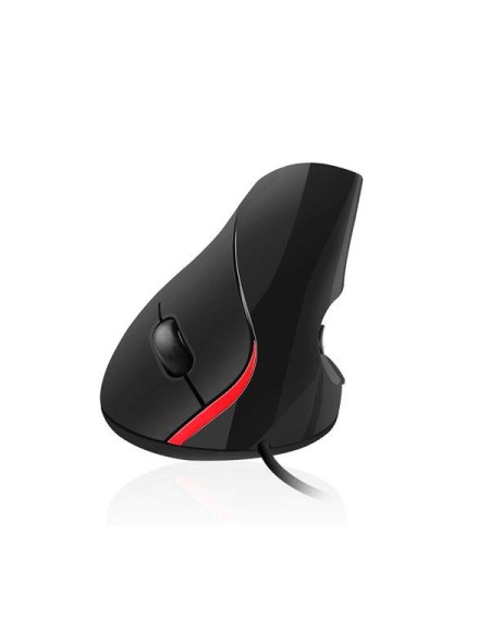 Raton óptico Usb Vertical ergonomico Ewent Eminent Ew3156  Negro