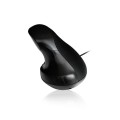 Raton óptico Usb Vertical ergonomico Ewent Eminent Ew3156  Negro