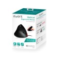 Raton óptico Usb Vertical ergonomico Ewent Eminent Ew3156  Negro