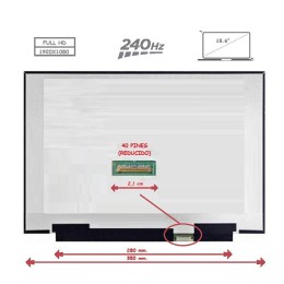 Pantalla para portátil LED 15.6