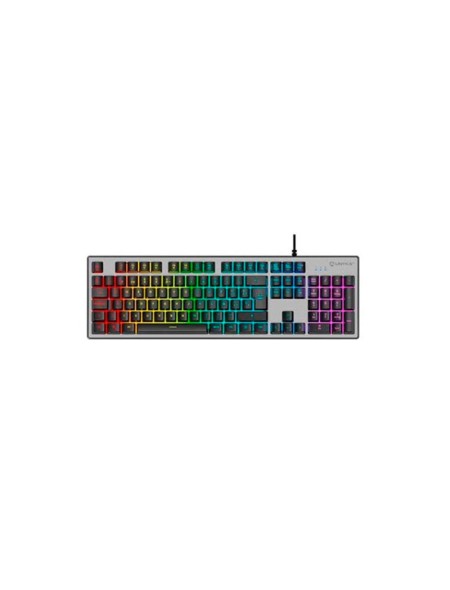 Teclado Gaming USB Unykach Nova K244 / Iluminacion RGB / Antighosting / Gris