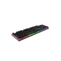 Teclado Gaming USB Unykach Nova K244 / Iluminacion RGB / Antighosting / Gris