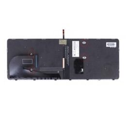 Teclado compatible para portátil HP 755 G3 / 850 G3 Marco Plata Retroiluminado + Pointstick