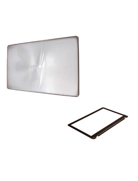 LCD Cover + Bezel compatible para portátil ASUS x540 1a-1c Plata / 90NB0B31-C+B