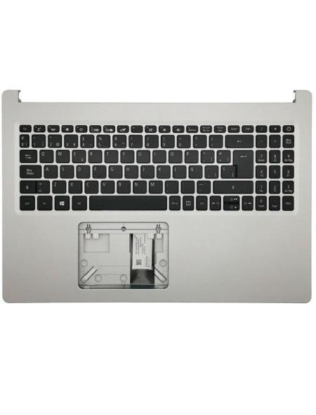 Top case + Teclado compatible para portátil ACER A514-54 Plata 6B.HDEN7.048