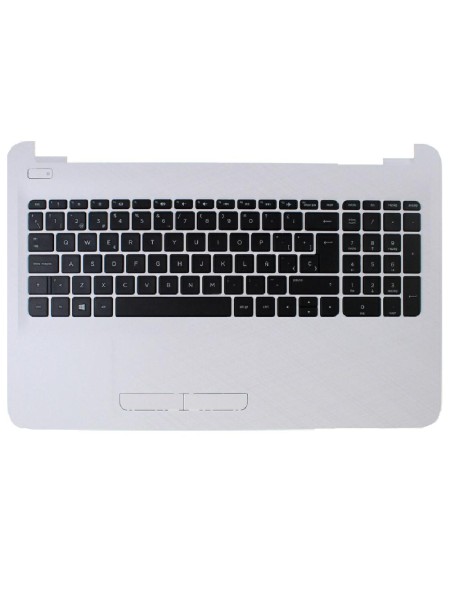 Top case + Teclado compatible para portátil HP 15-AC Plata 816796-071