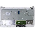 Top case + Teclado compatible para portátil HP 15-AC Plata 816796-071