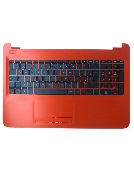 Top case + Teclado compatible para portátil HP 15-BA Rojo 855024-071