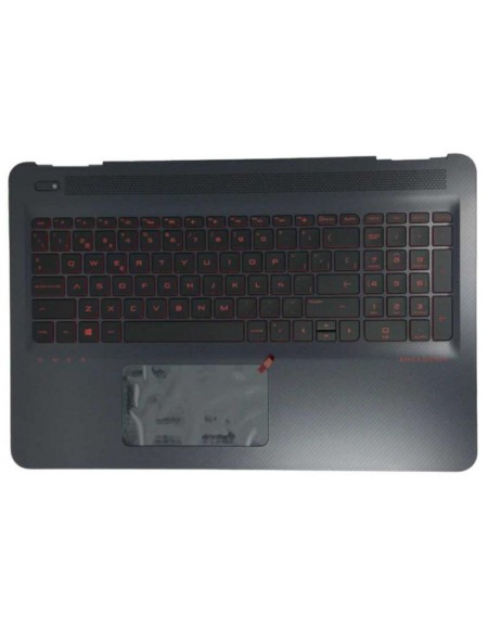 Top case + Teclado compatible para portátil HP Omen 15-AX Negro 859735-071