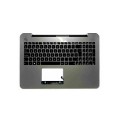 Top case + Teclado compatible para portátil ASUS K551LB / S551LA Plata